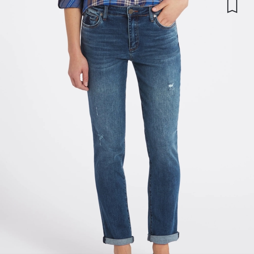 KUT FROM THE KLOTH High Rise Boyfriend size 8